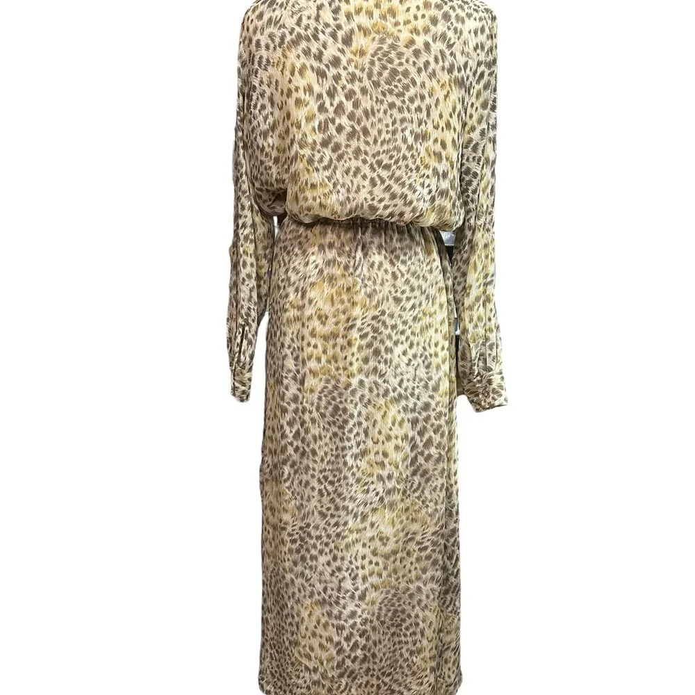 Linea by Louis Dell’Olio Animal Print Silk Blouse and Skirt - Picture 5 of 10